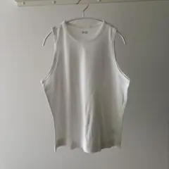 無印良品　MUJILABO ホワイトタンクトップ S-M