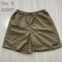 【廃盤カラー】パタゴニア　 バギーズロング　アッシュタン　ASHT　7インチ S