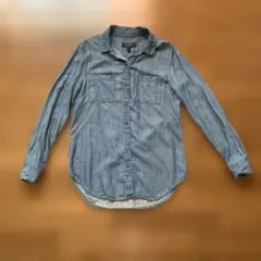 【お買得】バナナリパブリック　ダンガリー　デニムシャツ