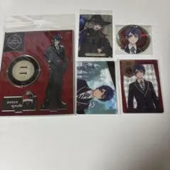 ツイステ　デューススペード　アクリルスタンド　制服　カード　ウエハース　缶バッジ