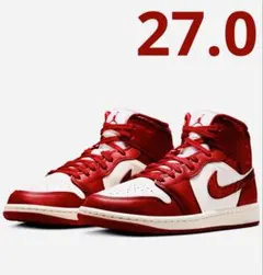 ■新品27.0cm■ナイキ エア ジョーダン１MID SE チームレッド