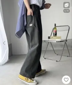 未使用　ジーンズ デニム デニムパンツ ペインター ツイル ＆ ワイド デニム