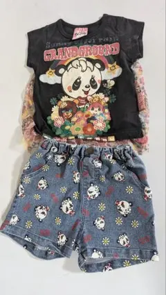 GRAND GROUND Tシャツ ショートパンツ セット 90cmのサムネイル