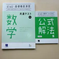 数学 共通テスト対策実力養成 基礎徹底演習 + 公式解法集