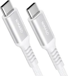 USB-C & Type C ケーブル (1m ホワイト)