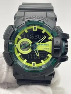 ⚫︎︎300円オークション⚫︎美品G-SHOCK GA-400LY ライムグリーン