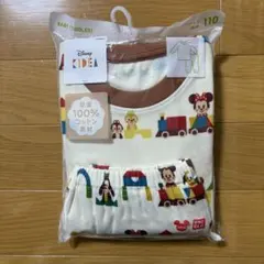 【新品未開封】ユニクロ　パジャマ(長袖)キディア　ディズニー　ミッキー 110㎝