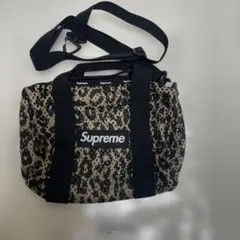 Supreme Mesh Mini Duffle Bag レオパード柄