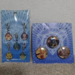 ポケモン 　チャーム5個と缶バッジ4個