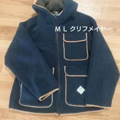 M Ｌ KRIFF MAYER ボアジャケット、コート ネイビー