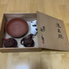 翠玉堂 鎚起銅器 茶器揃 急須 茶托 茶筒 木箱入 - メルカリ