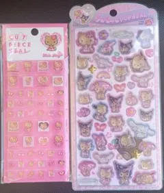 うるちゅるPOP SEAL サンリオ キティ クロミ 2枚ボンボンドロップシール