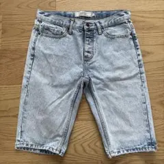 デニムハーフパンツ　スキニーショート　TOPMAN メンズ　30インチのサムネイル