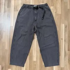 フリークスアウトドアーズ ワイドシルエットクライミングパンツ ブラックデニム M