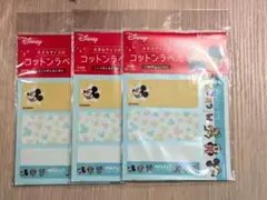 【新品】シャチハタ　ディズニー コットンラベル 大　ミッキー＆フレンズ　３点