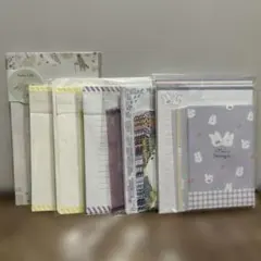 便箋・封筒　6種類セット