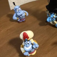 ディズニー　アラジン　ソフビパペットマスコット　【ジーニー】　2体セット