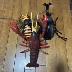 BEETLE リアル BIGサイズ フィギュア カブトムシ スズメバチ 他計6点