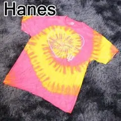 Hanes Tシャツ 半袖 ピンク M シミ穴あり