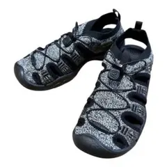 【美品】KEEN エヴォフィットワン サンダル 23cm 黒 グレー キーン