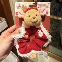 香港ディズニー　くまのプーさん　モコモコ冬グッズシリーズ　ルー　シュシュ
