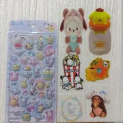 [国内正規品] うるちゅるポップシール サンリオキャラクターズ アメステ付き