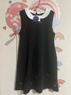 マザウェイズ　ノースリーブワンピース　ワンピース　冠婚葬祭　黒　サイズ140