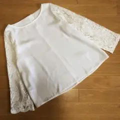 any SiS ＊ 袖レースブラウス