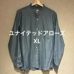 【ユナイテッドアローズ】シャツ　ダークブルー　XL