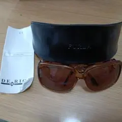 FURLA ブラウン サングラス ケース付き