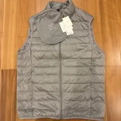タグ付き未使用⭐︎ユニクロウルトラライトダウンベスト　メンズサイズM グレー