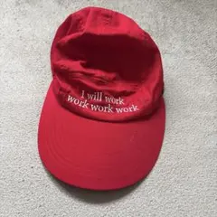 SEE SEE COTTON JET CAP RED - メルカリ