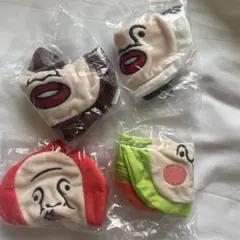 こびとづかん　フェイスポーチ　4つセット