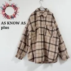 アズノゥアズ◇オーバーサイズ ネルシャツ チェック ビッグシルエット ゆったり