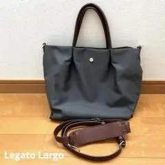 Legato Largo レガートラルゴ 肩楽 ショルダーバッグ グレーのサムネイル