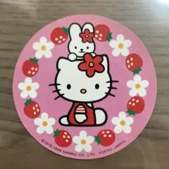 ハローキティ ステッカー 8cm大 レトロ