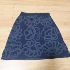 UNIQLO Marimekko ミニスカート ネイビー系　MSize