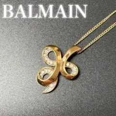 BALMAIN ネックレス　ゴールド　ラインストーンのサムネイル