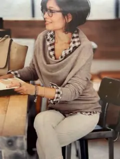 フランクアンドアイリーン ネルシャツ