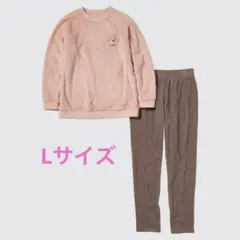 ユニクロ スヌーピー フリース ルームウェア ピンク 美品 最安値