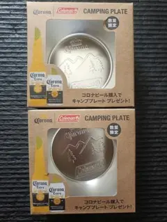 激レア！非売品！コールマン キャンププレート コロナビール 2個セット