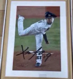 オリックス　金子千尋　直筆サイン　フォト　スポニチフェス　四つ切り