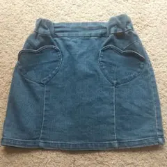 シスタージェニー デニムスカート ミニ ハート