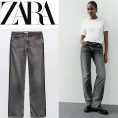 zara ストレート　デニムパンツ　未使用　【値下げ不可】のサムネイル