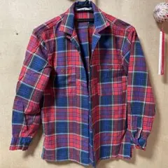 チェック柄 長袖シャツ