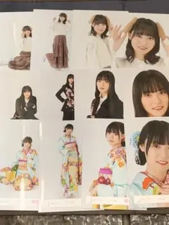 櫻坂46 2025年 振袖 年末衣装 いぬみみ 生写真 コンプ増本綺良　3
