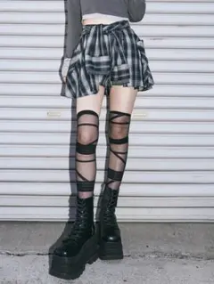 新品未使用 NANA×HARE カットオフデザインミニスカート ブラック
