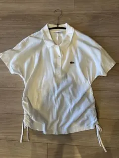 LACOSTE スリムフィット ポロシャツ 38 ホワイト
