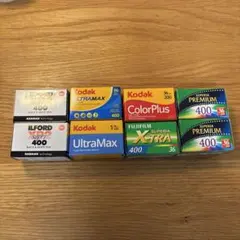 フィルムセット 期限切れ35mm Kodak Fujifilm Ilford