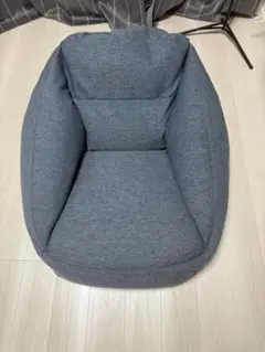 無印良品　グレー 一人掛けソファ 専用ポンプ付き